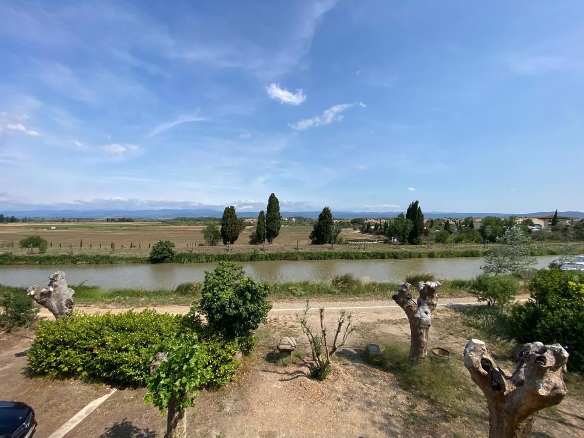Maison, Canal Du Midi Piscine Homps  Zewnętrze zdjęcie