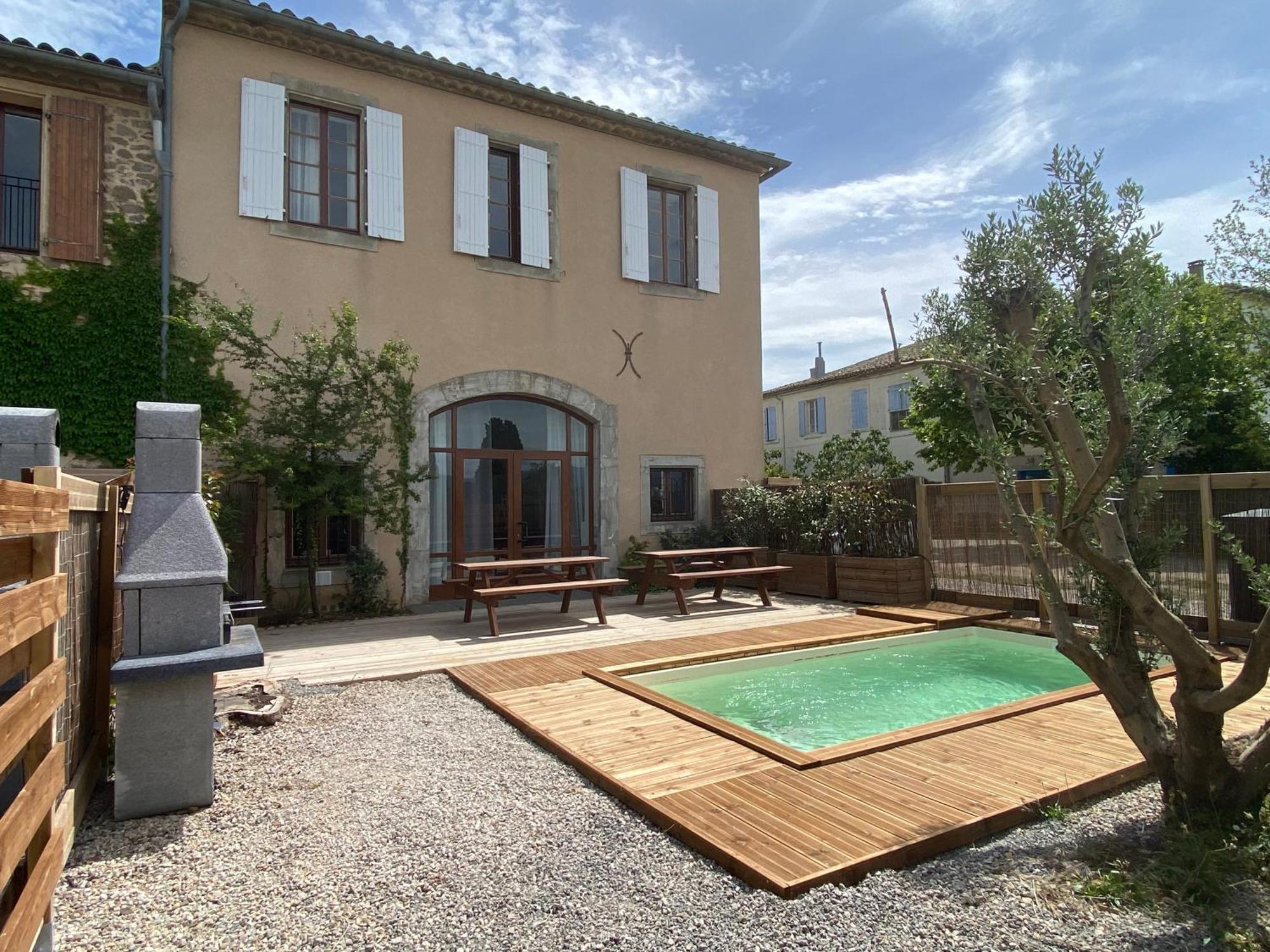 Maison, Canal Du Midi Piscine Homps  Zewnętrze zdjęcie