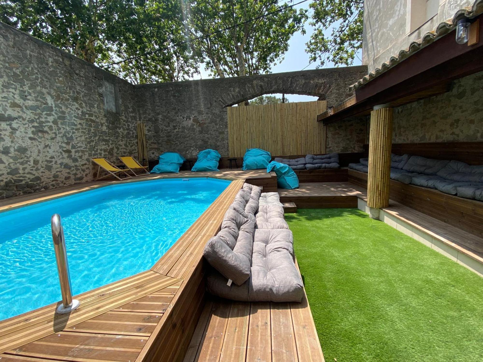 Maison, Canal Du Midi Piscine Homps  Zewnętrze zdjęcie