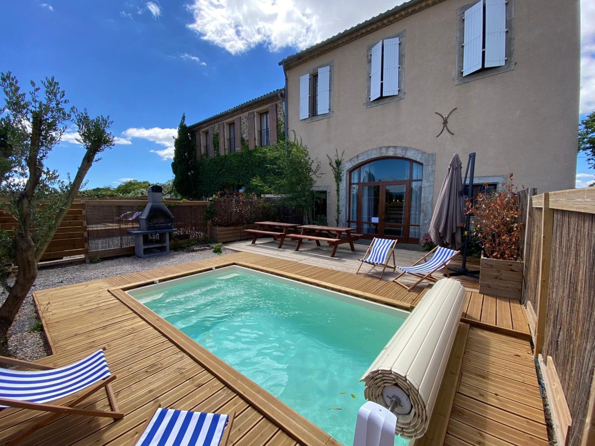 Maison, Canal Du Midi Piscine Homps  Zewnętrze zdjęcie